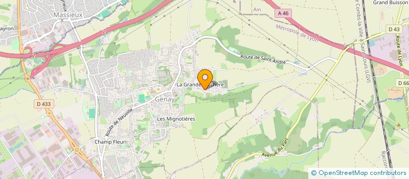 localisation de l'entreprise CPC CONSTRUCTION  GENAY