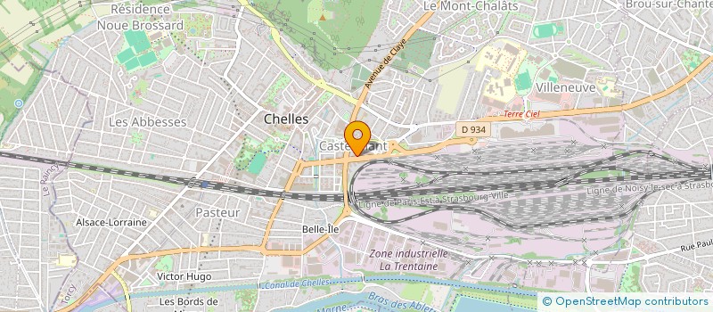 localisation de l'entreprise CPC CUISINES à CHELLES