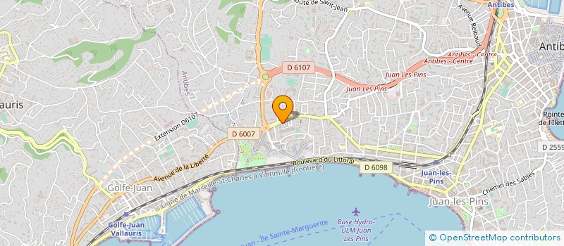 localisation de l'entreprise CPC DISTRIBUTION à ANTIBES