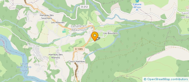 localisation de l'entreprise CPC ECO- CONFORT  LA SALLE-EN-BEAUMONT