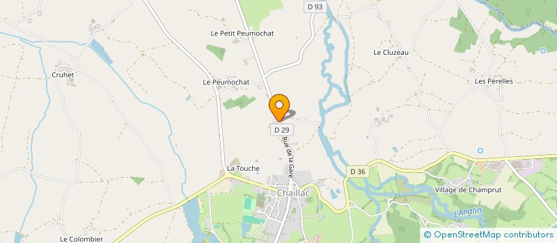 localisation de l'entreprise CPC-IMMO-36 à CHAILLAC