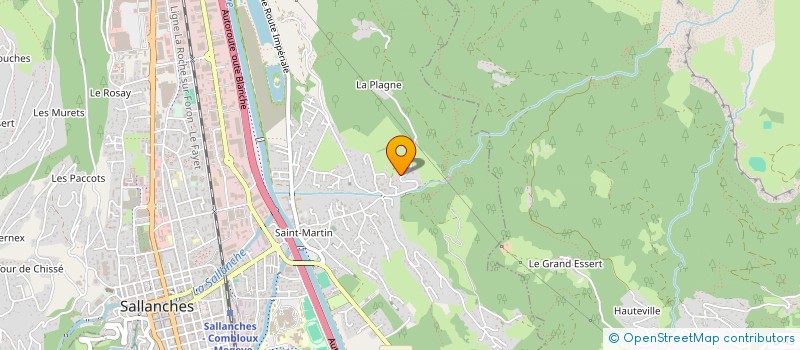 localisation de l'entreprise CPC MANI'TOUS  SALLANCHES