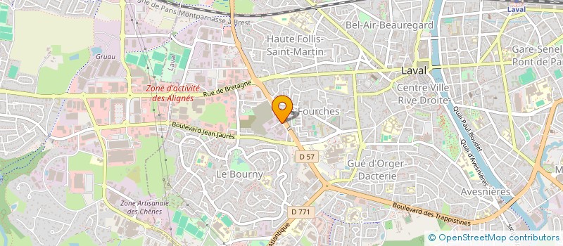 localisation de l'entreprise CPC MOVEO à LAVAL