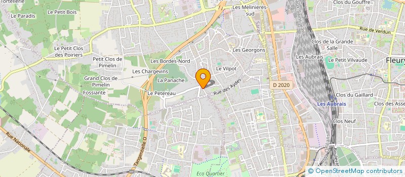localisation de l'entreprise CPC MUSET SARL  SARAN