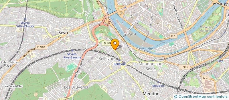 localisation de l'entreprise CPC RACING à MEUDON