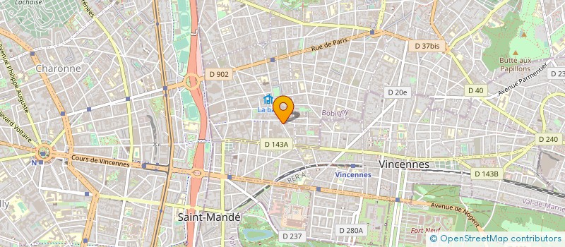 localisation de l'entreprise CPCB à MONTREUIL
