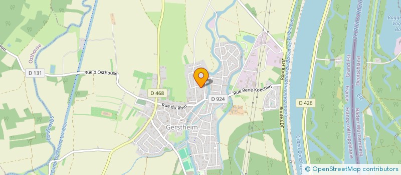 localisation de l'entreprise CPCCGM  GERSTHEIM