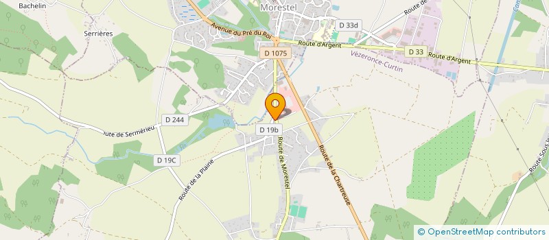 localisation de l'entreprise CPCD  VEZERONCE-CURTIN