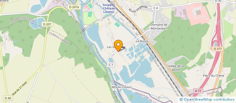 localisation de l'entreprise CPCE  SOUPPES-SUR-LOING