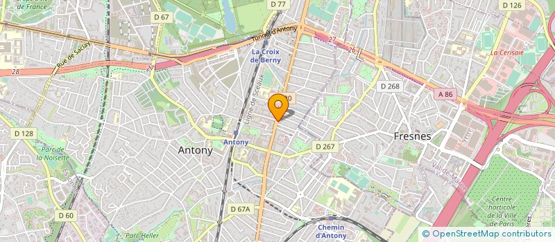 localisation de l'entreprise CPCM à ANTONY
