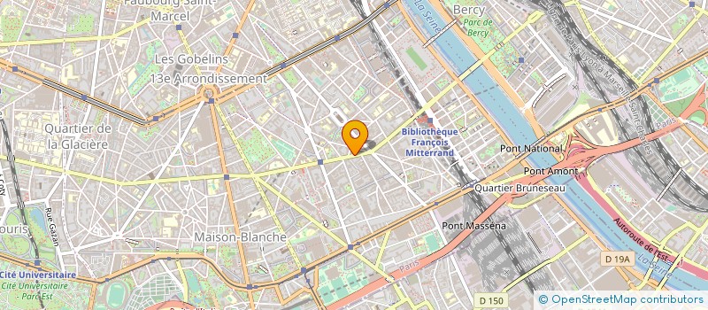 localisation de l'entreprise CPCN (CHRONO PHONE CHRONO NET) à PARIS