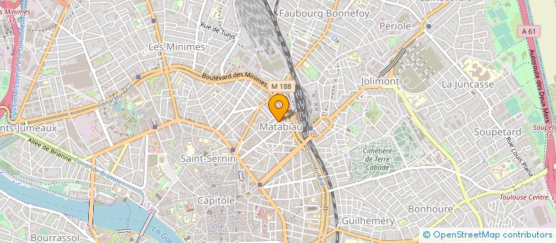 localisation de l'entreprise CPCV ORGNIS PROTEST FORMATION MIDI PYREN à TOULOUSE