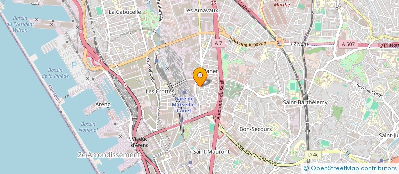 localisation de l'entreprise CPD à MARSEILLE