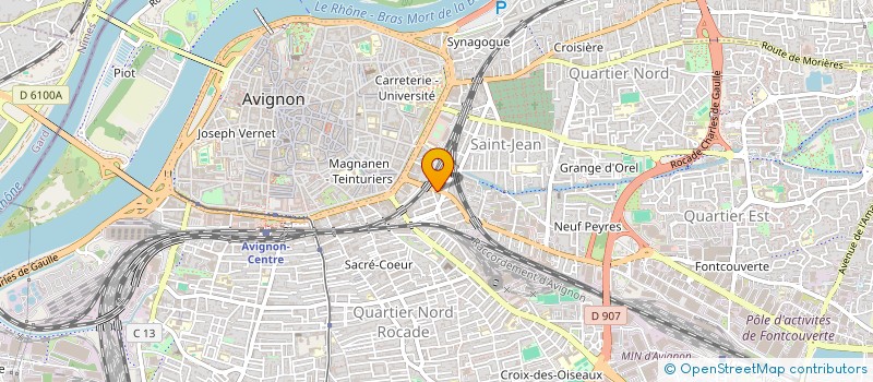 localisation de l'entreprise CPDEM 84  AVIGNON