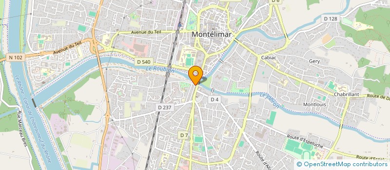 localisation de l'entreprise CPDEM MONTELIMAR à MONTELIMAR