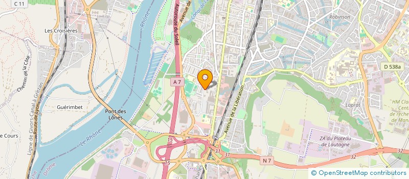 localisation de l'entreprise CPE  VALENCE