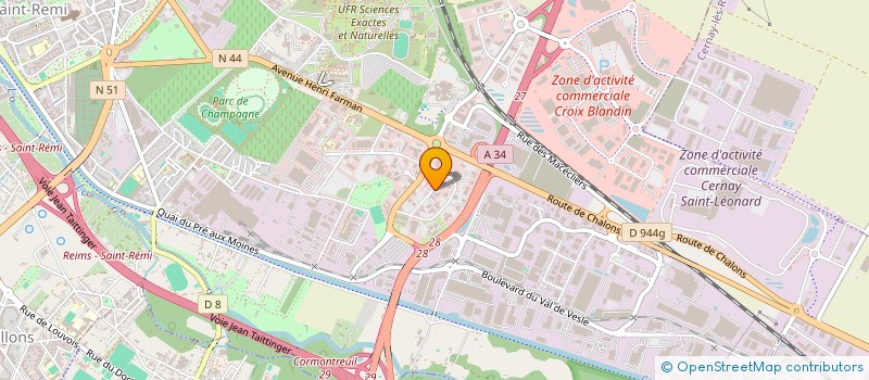 localisation de l'entreprise CPE BETON ET CARRIERE à WARCQ