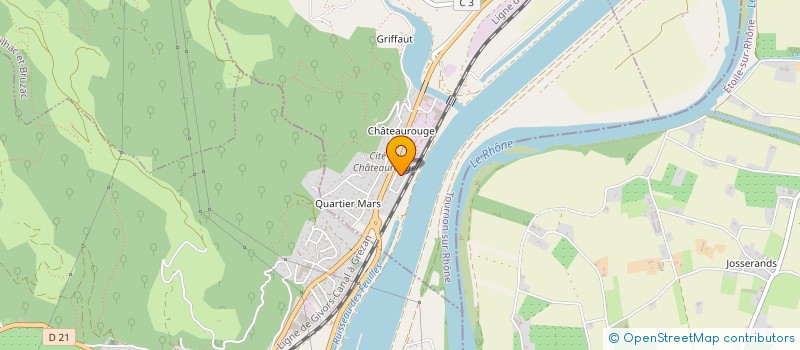 localisation de l'entreprise CPE DES ECOLES PUBLIQUES DE CHARMES SUR RHONE  CHARMES-SUR-RHONE