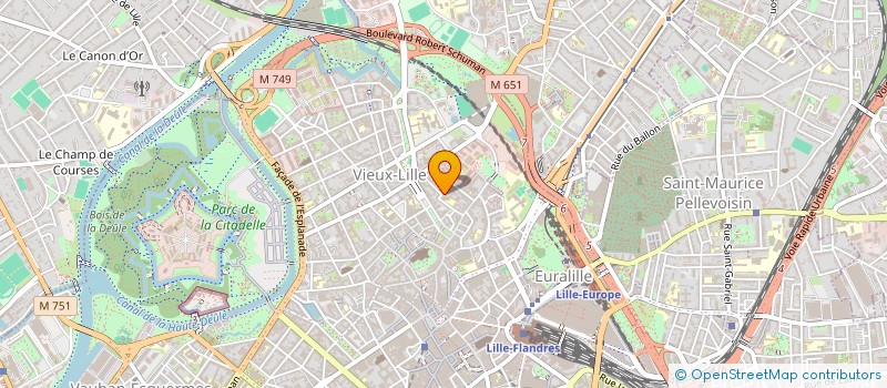 localisation de l'entreprise CPE ECOLE LAMARTINE à LILLE