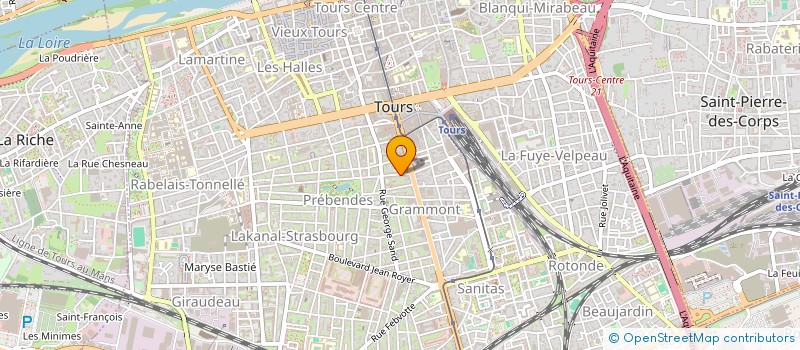 localisation de l'entreprise CPE FINANCE  TOURS
