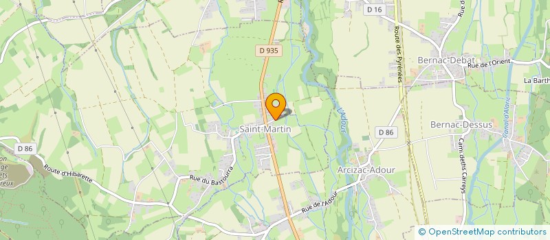 localisation de l'entreprise CPE INDUSTRIE  SAINT-MARTIN