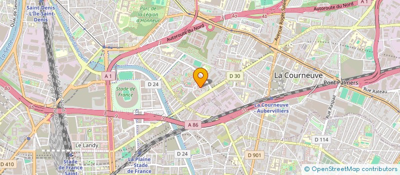 localisation de l'entreprise CPE PROTEC  SAINT-DENIS