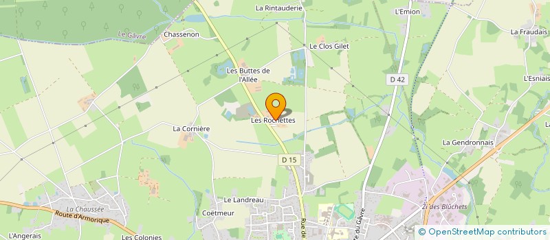 localisation de l'entreprise CPE SERVICE à BLAIN