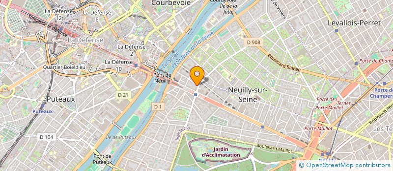 localisation de l'entreprise CPEC RESSOURCES HUMAINES à NEUILLY-SUR-SEINE