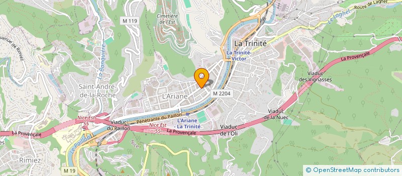 localisation de l'entreprise CPEC THERM à NICE