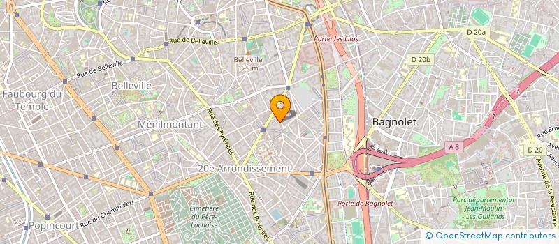localisation de l'entreprise CPEM B à PARIS