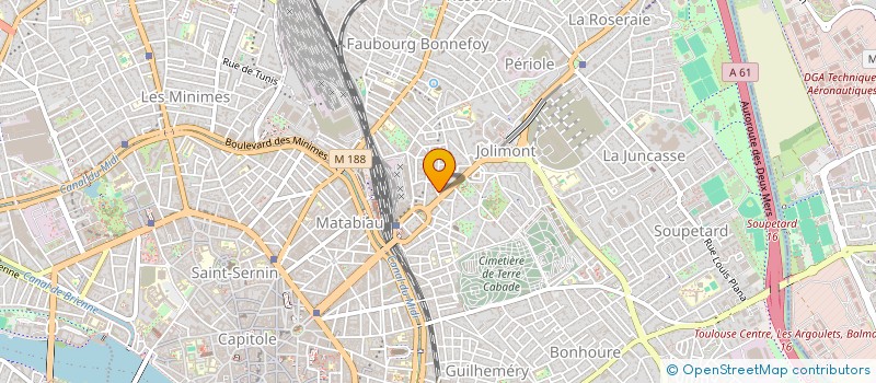 localisation de l'entreprise CPENR COMBE DE SANTIGNY  TOULOUSE