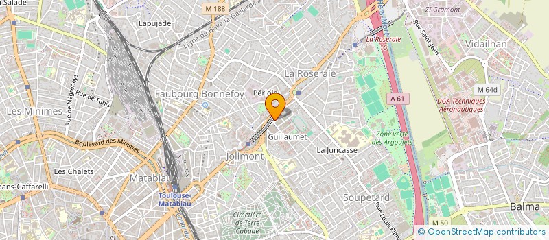 localisation de l'entreprise CPENR D'AUTIGNY  TOULOUSE