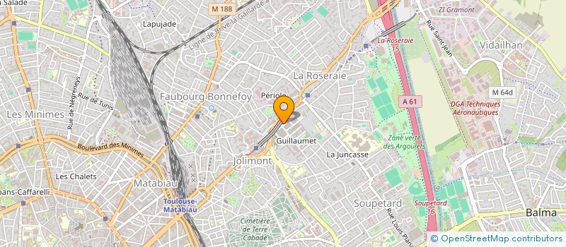 localisation de l'entreprise CPENR DE PIONNAT à TOULOUSE