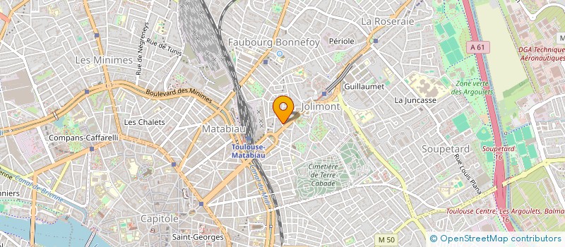localisation de l'entreprise CPENR DE TREBEDAN à TOULOUSE