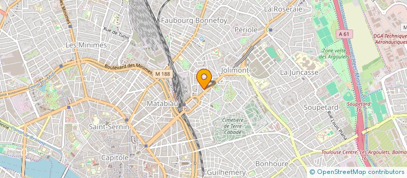 localisation de l'entreprise CPENR DES CINQ COMBES  TOULOUSE