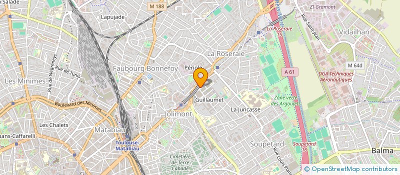 localisation de l'entreprise CPENR FERME EOLIENNE DES ROSIERS à TOULOUSE