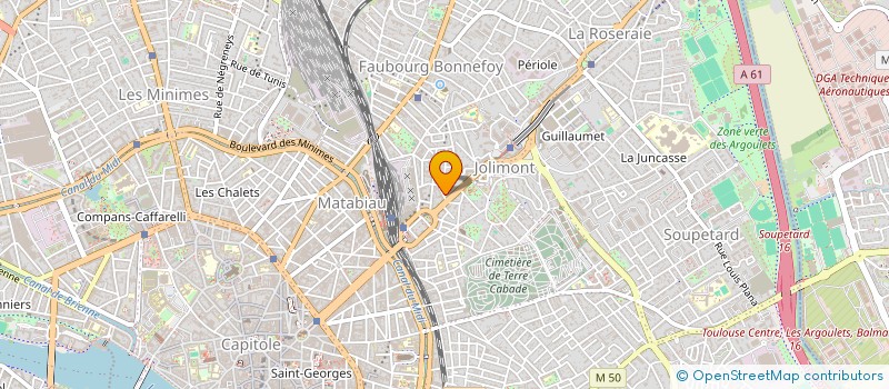 localisation de l'entreprise CPENR SOLEIL D'ANTONNAY à TOULOUSE