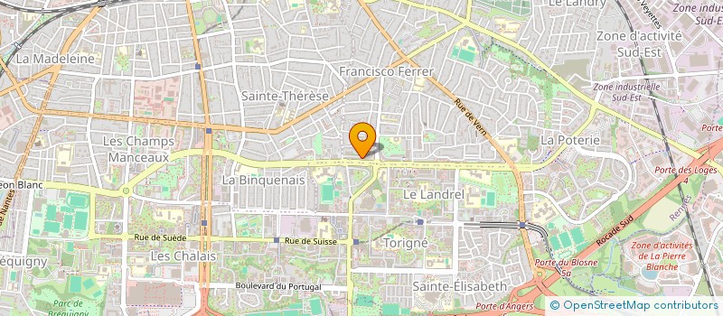 localisation de l'entreprise CPER CLOISONS PLATRE ENDUITS RENNAIS à RENNES