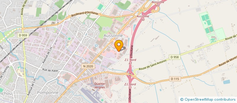 localisation de l'entreprise CPF 8201  MONTAUBAN