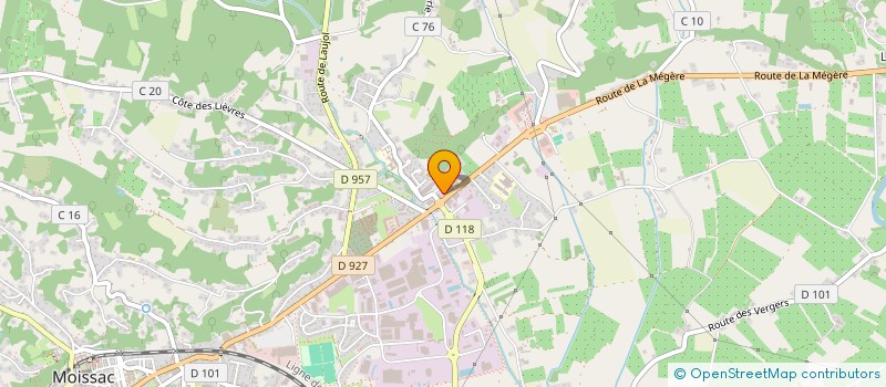 localisation de l'entreprise CPF  MOISSAC