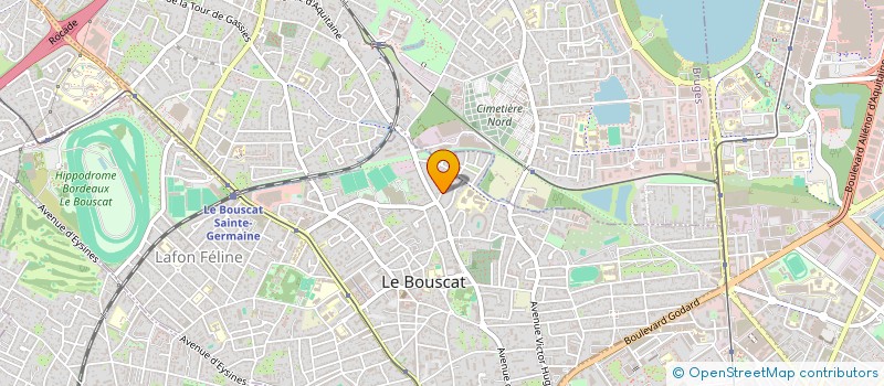 localisation de l'entreprise CPF (CRAZY PAINTERZ FAMILY)  LE BOUSCAT