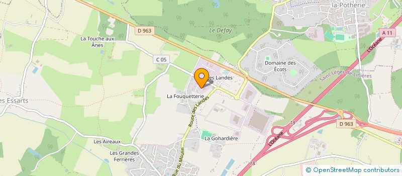 localisation de l'entreprise CPF ECO à SAINT-LEGER-DE-LINIERES