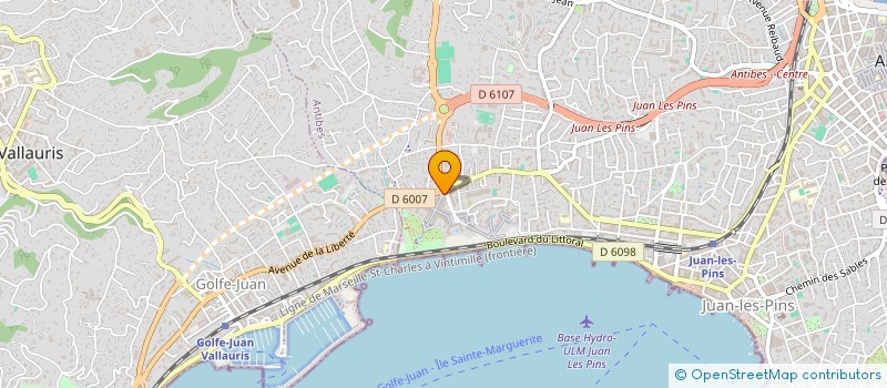 localisation de l'entreprise CPFAT à ANTIBES