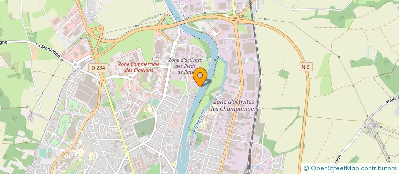localisation de l'entreprise CPFI à AUXERRE