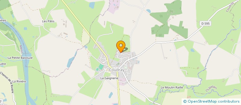 localisation de l'entreprise CPFI  COUDRAY