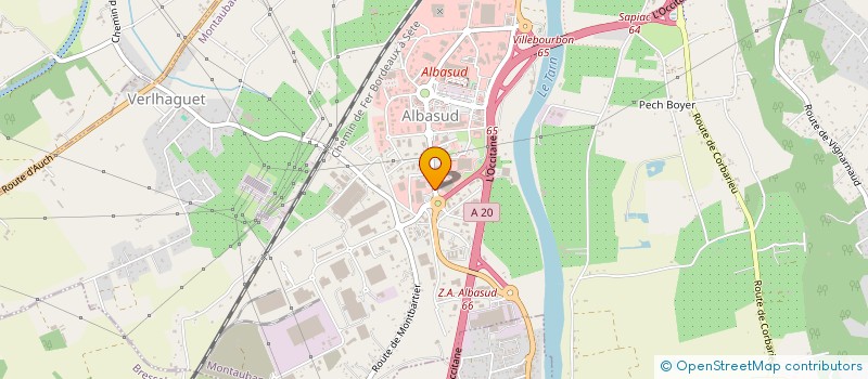 localisation de l'entreprise CPFM à MONTAUBAN