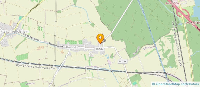 localisation de l'entreprise CPFP IMMO  OLWISHEIM