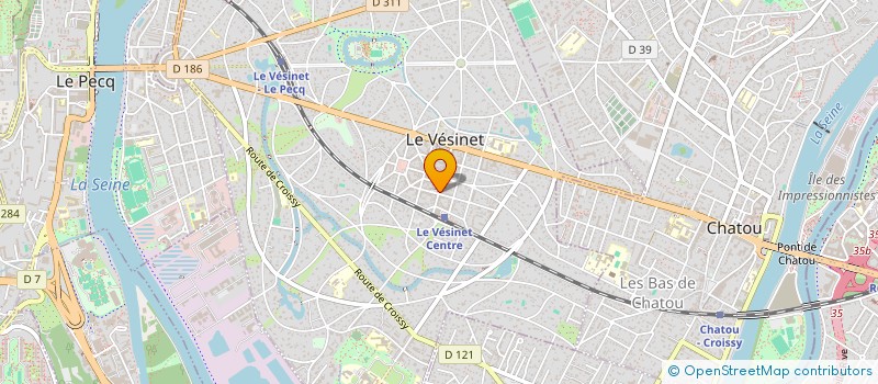 localisation de l'entreprise CPFP REPUBLIQUE  LE VESINET