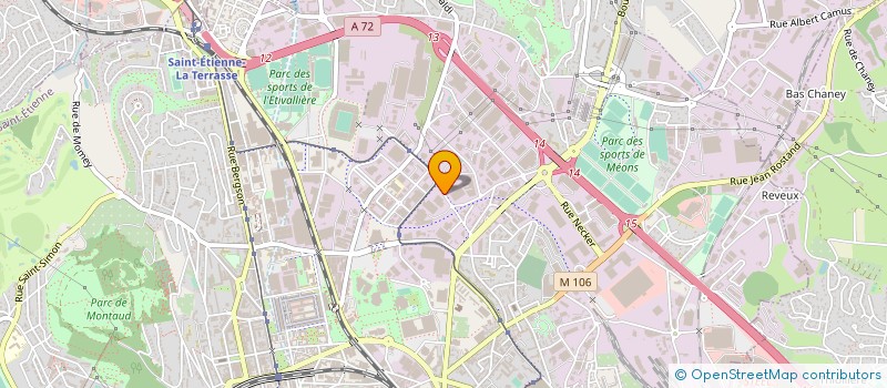 localisation de l'entreprise CPG à SAINT-ETIENNE