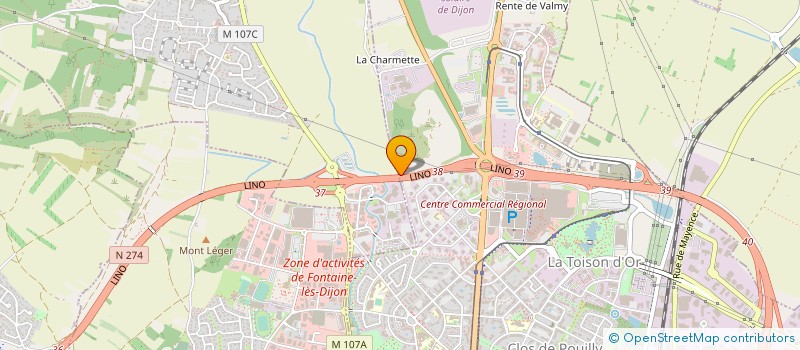 localisation de l'entreprise CPG & ASSOCIES à AHUY